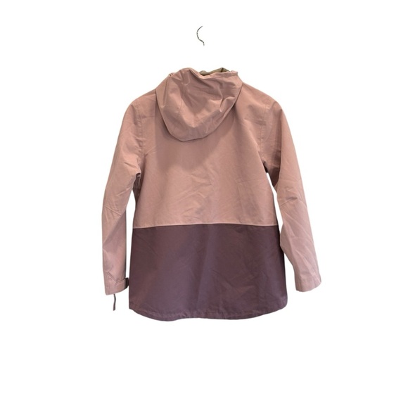 Patagonia Two-Tone Pink Purple Windbreaker Hoodie Jacket Girls Size XL - Picture 6 of 8